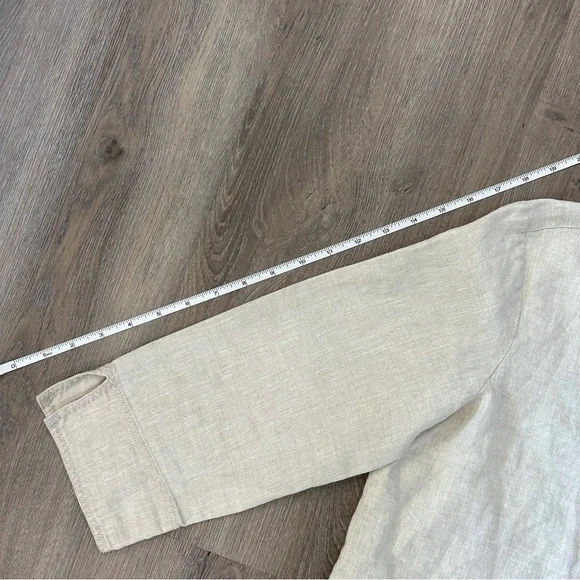 100% Linen Button Down Shirt - Picture 6 of 6